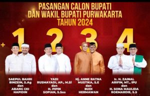 KPU Tetapkan Nomor Urut Calon Bupati dan Wakil Bupati Purwakarta