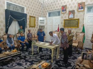 Pj Bupati Tandatangani Kesepakatan Pentahelix Tentang Penanggulangan Kebakaran