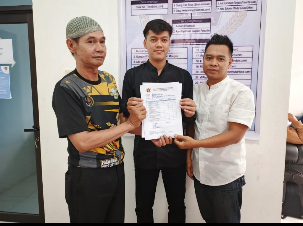 Diky Julkifli Pendaftar Pertama Calon Ketua PWI Purwakarta